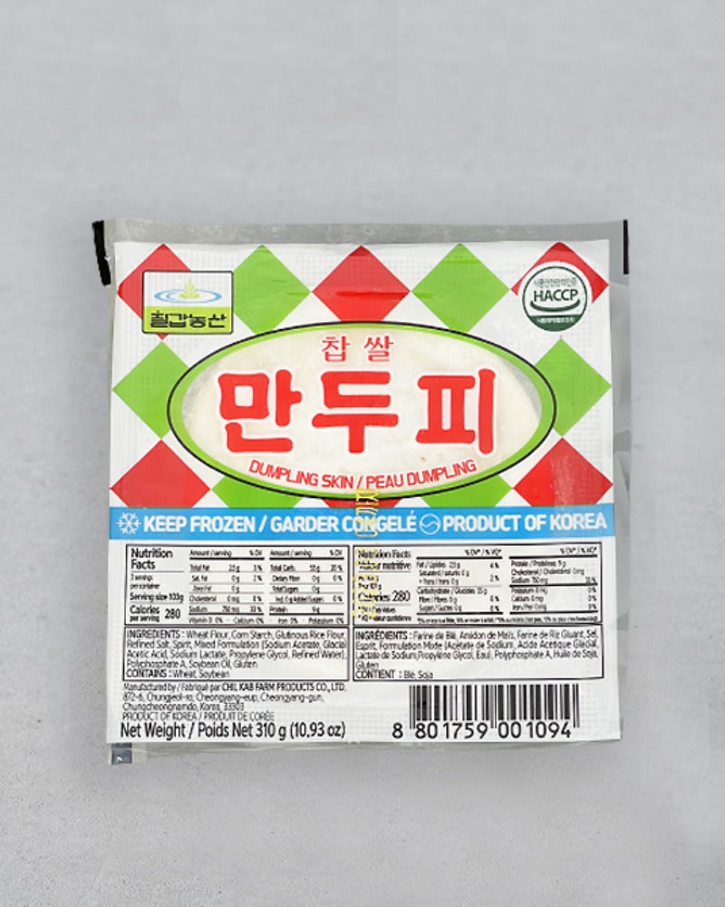 칠갑 찹쌀만두피 310g - 냉동 - DotAsia :: 유럽 최대 아시아 식품 온라인몰 | 한국 K-Food ·일본·중국 식품 전문