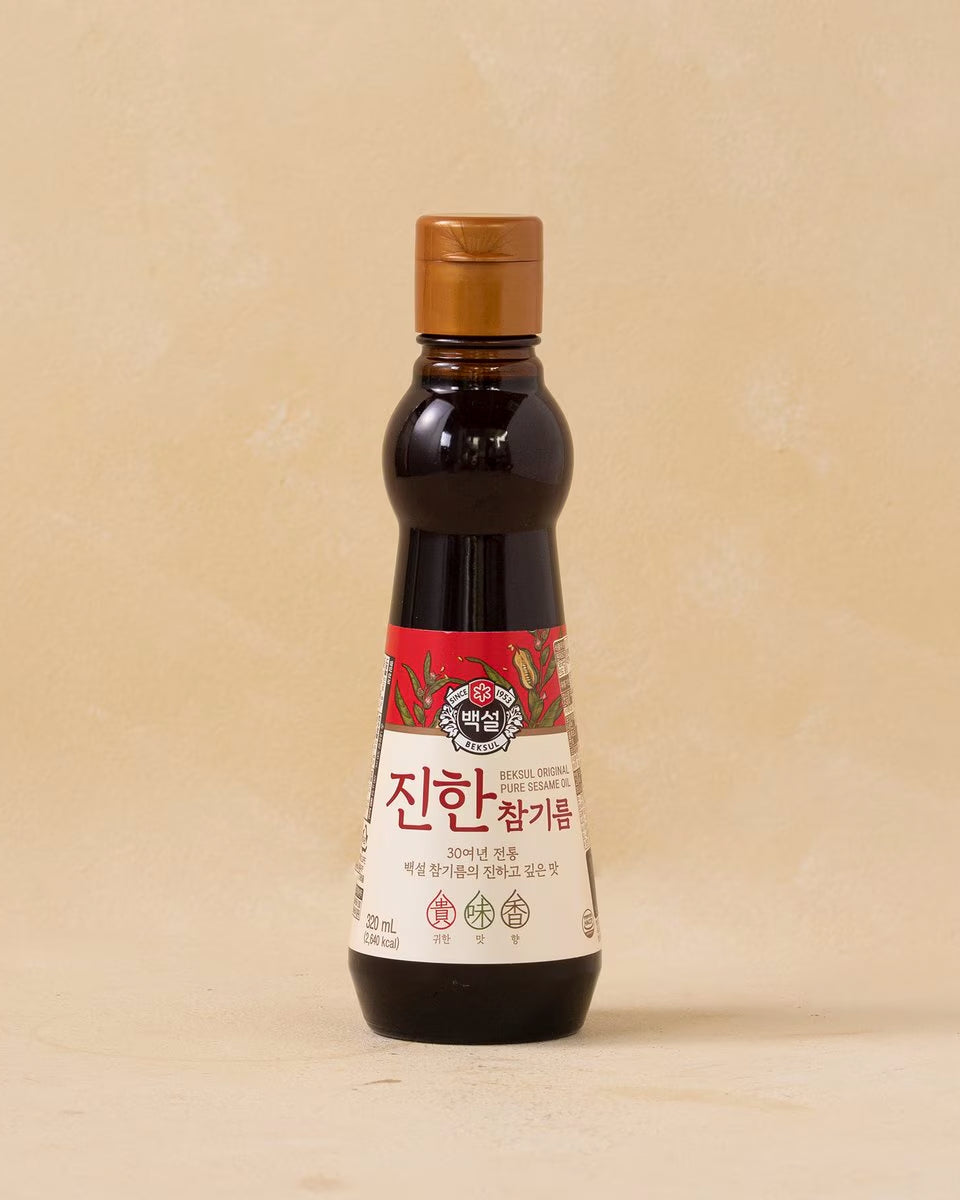 백설 진한 참기름 320ml - DotAsia :: 유럽 최대 아시아 식품 온라인몰 | 한국 K-Food ·일본·중국 식품 전문