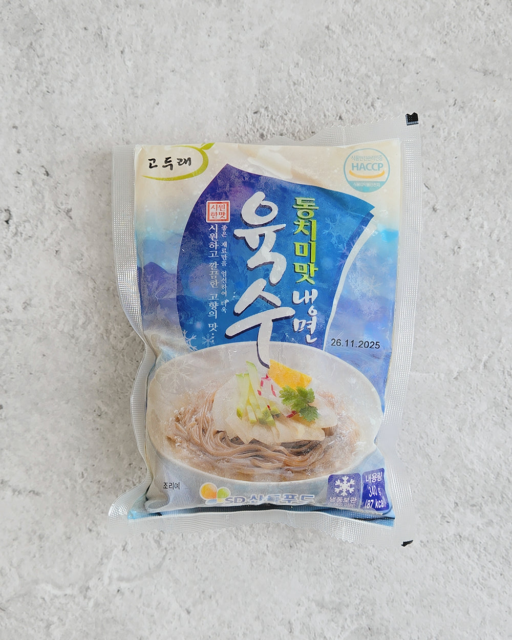 산들푸드 동치미냉면 육수 340g - 냉동 - DotAsia :: 유럽 최대 아시아 식품 온라인몰 | 한국 K-Food ·일본·중국 식품 전문