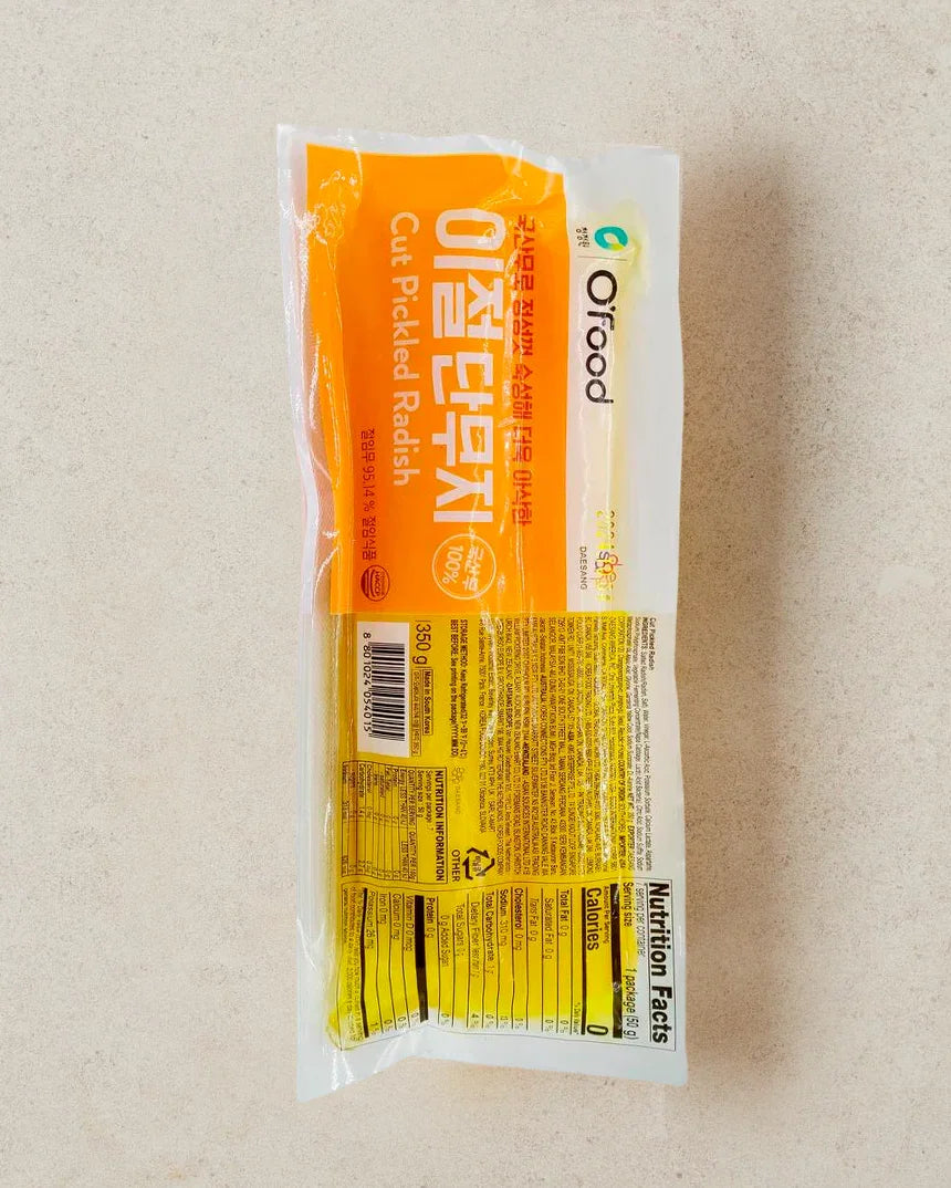 Chungjungone Sliced Pickled Radish 350g - Refrigerated - DotAsia
