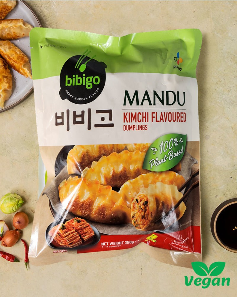 비비고 비건 김치 왕교자 350g - 냉동 - DotAsia :: 유럽 최대 아시아 식품 온라인몰 | 한국 K-Food ·일본·중국 식품 전문
