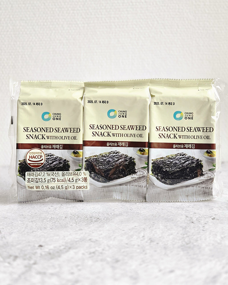 청정원 올리브유 재래김 4.5g*3개입 - DotAsia :: 유럽 최대 아시아 식품 온라인몰 | 한국 K-Food ·일본·중국 식품 전문