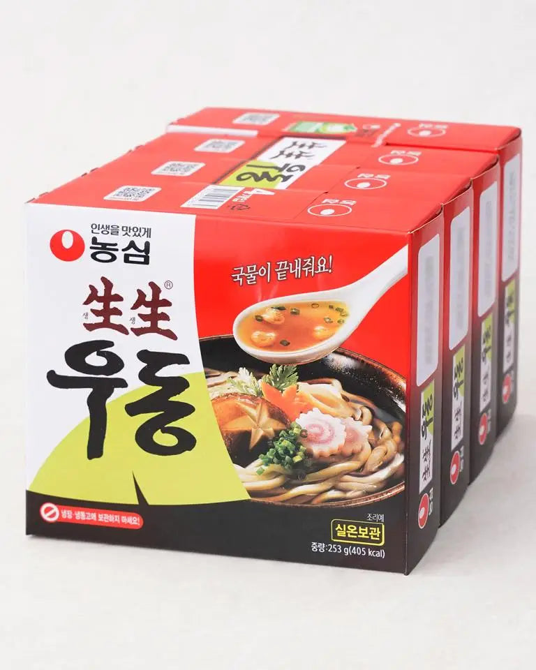 농심 생생우동 멀티팩 (4개입) - DotAsia :: 유럽 최대 아시아 식품 온라인몰 | 한국 K-Food ·일본·중국 식품 전문