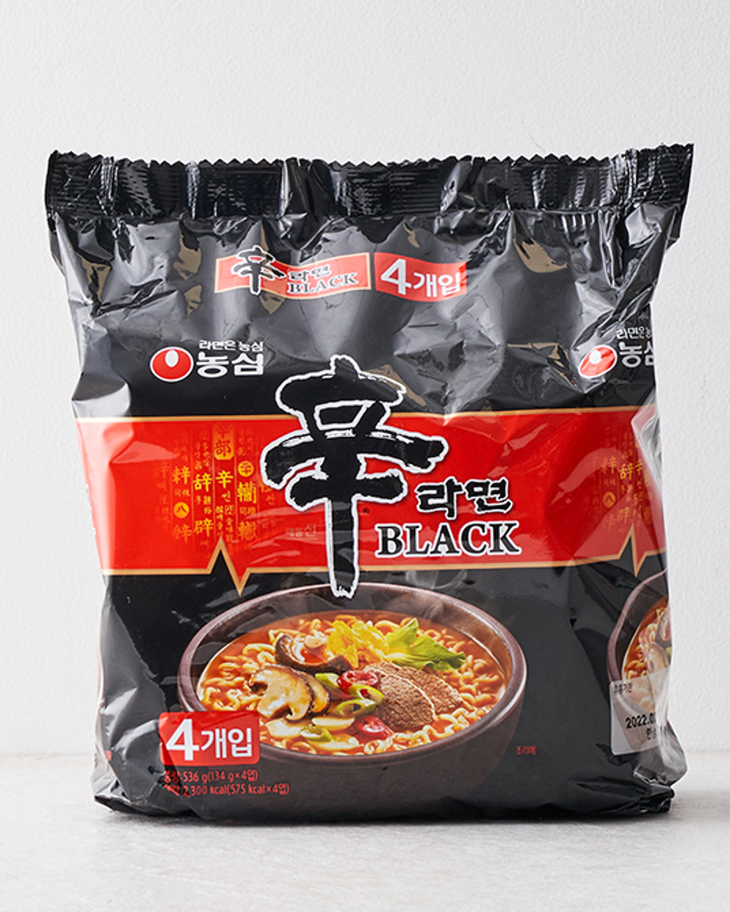 농심 신라면 블랙 4개입 - DotAsia :: 유럽 최대 아시아 식품 온라인몰 | 한국 K-Food ·일본·중국 식품 전문
