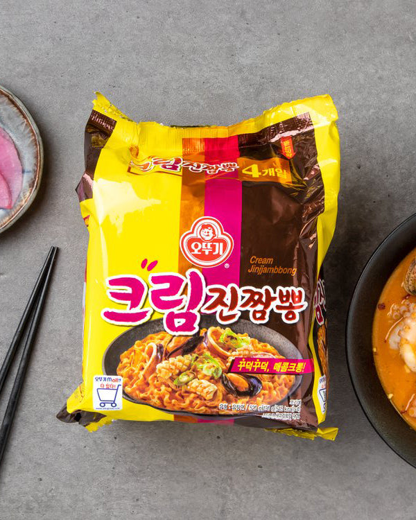 오뚜기 크림 진짬뽕 멀티팩 (4개입) - DotAsia :: 유럽 최대 아시아 식품 온라인몰 | 한국 K-Food ·일본·중국 식품 전문
