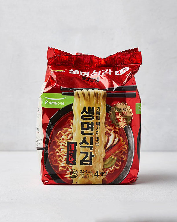 풀무원 생면식감 매운맛 멀티팩 (4개입) - DotAsia :: 유럽 최대 아시아 식품 온라인몰 | 한국 K-Food ·일본·중국 식품 전문