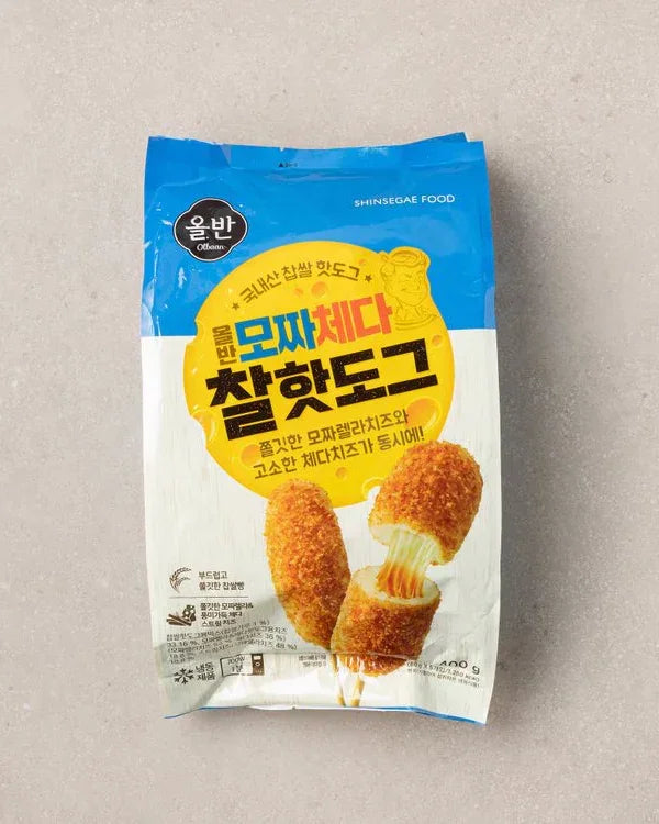 올반키친 모짜체다 찰핫도그 400g (5개입) - 냉동 - DotAsia