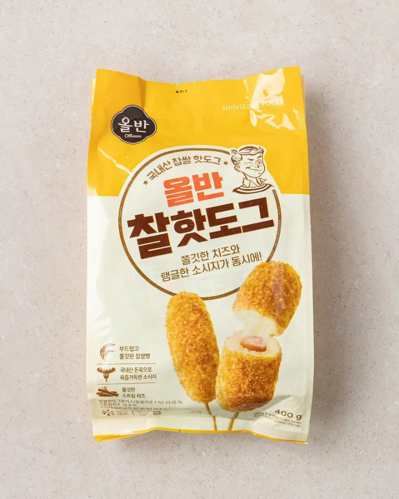 올반키친 찰핫도그 400g (5개입) - 냉동 - DotAsia :: 유럽 최대 아시아 식품 온라인몰 | 한국 K-Food ·일본·중국 식품 전문