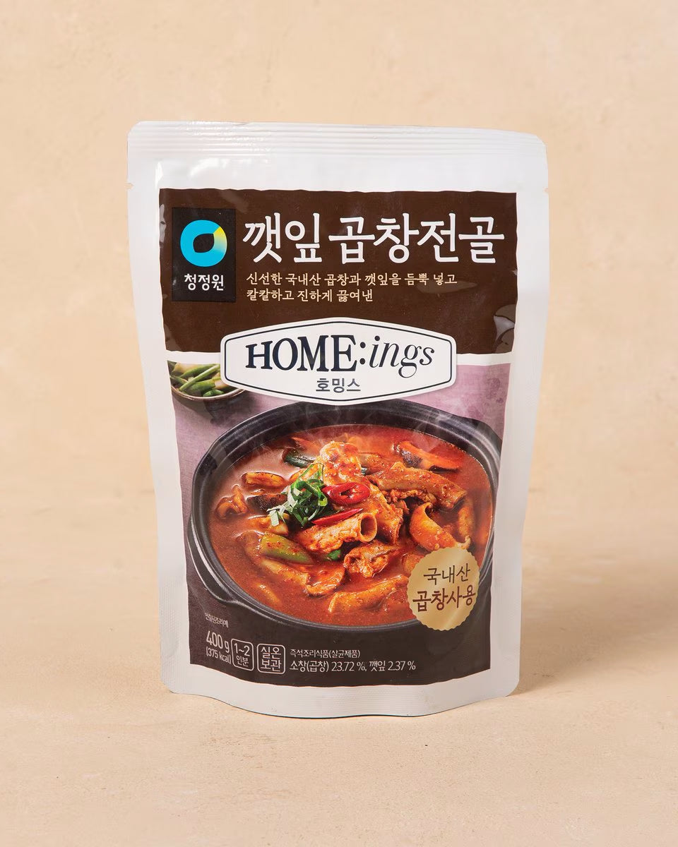 청정원 깻잎 곱창전골 400g - DotAsia :: 유럽 최대 아시아 식품 온라인몰 | 한국 K-Food ·일본·중국 식품 전문