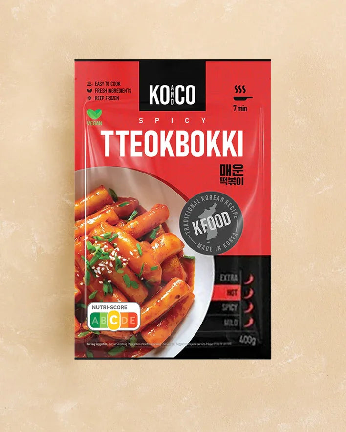 코앤코 떡볶이 - 매운맛 400g - 냉동 - DotAsia