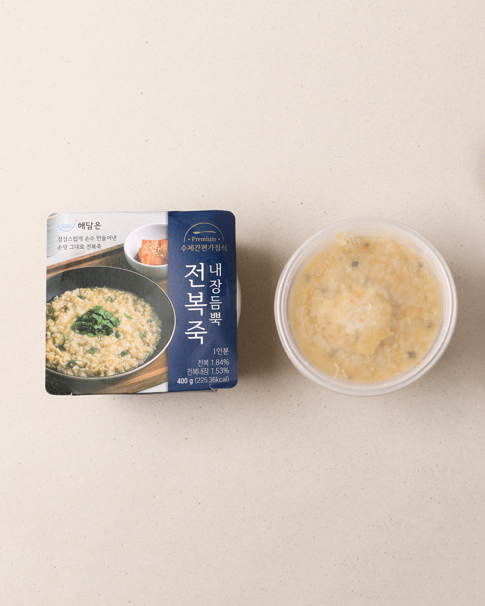 해담은 내장듬뿍 전복죽 400g - 냉동 - DotAsia :: 유럽 최대 아시아 식품 온라인몰 | 한국 K-Food ·일본·중국 식품 전문