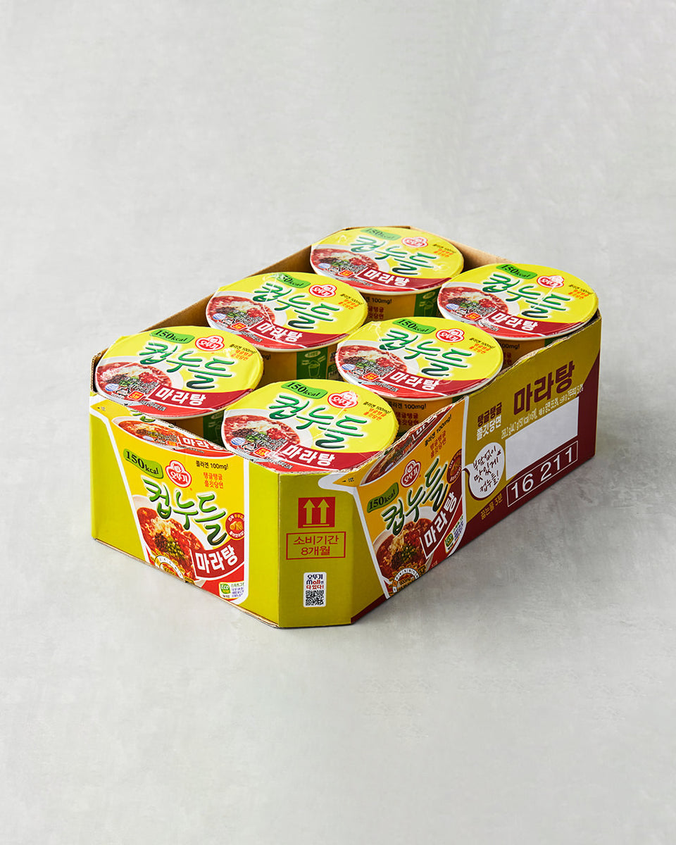 오뚜기 컵누들 마라탕맛 44.7g*6개입 - DotAsia :: 유럽 최대 아시아 식품 온라인몰 | 한국 K-Food ·일본·중국 식품 전문
