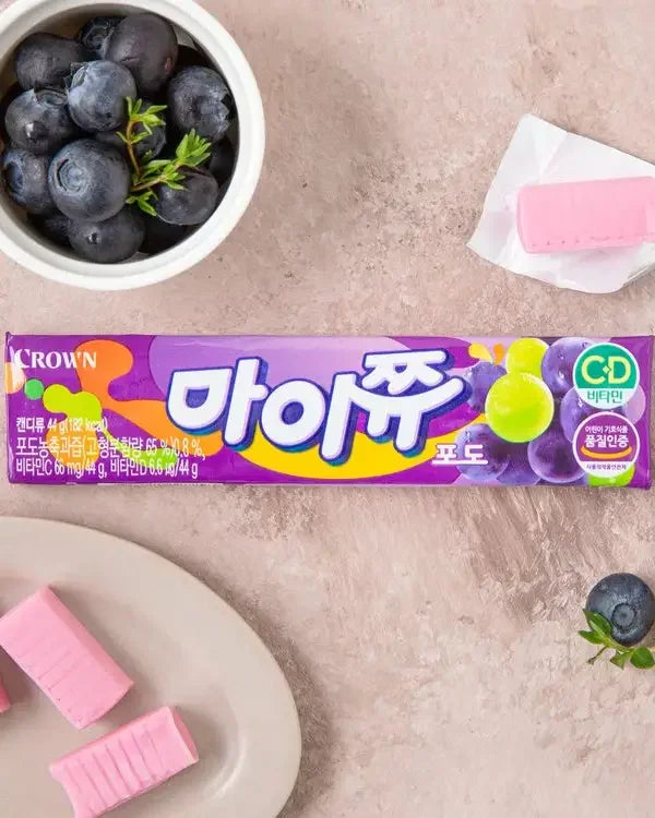 Crown My Chew Grape 44g - DotAsia