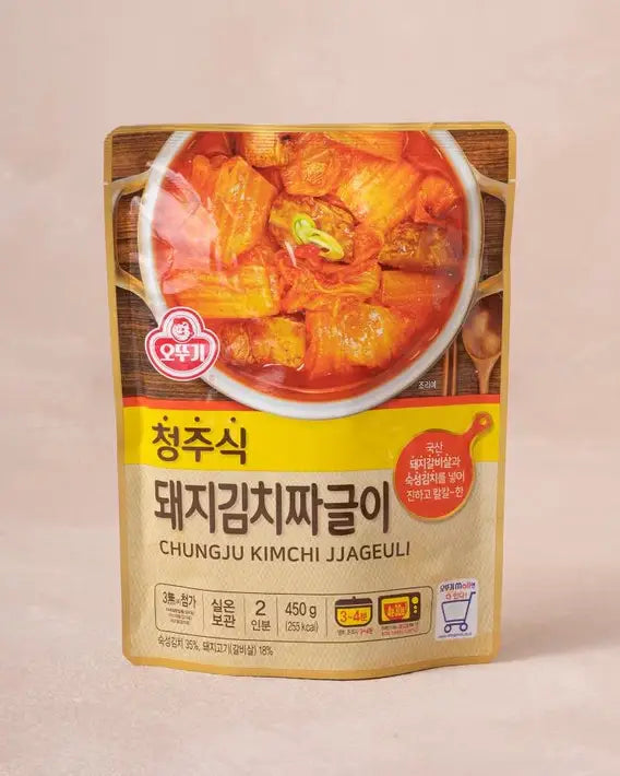 오뚜기 청주식 돼지김치짜글이 450g - DotAsia :: 유럽 최대 아시아 식품 온라인몰 | 한국 K-Food ·일본·중국 식품 전문