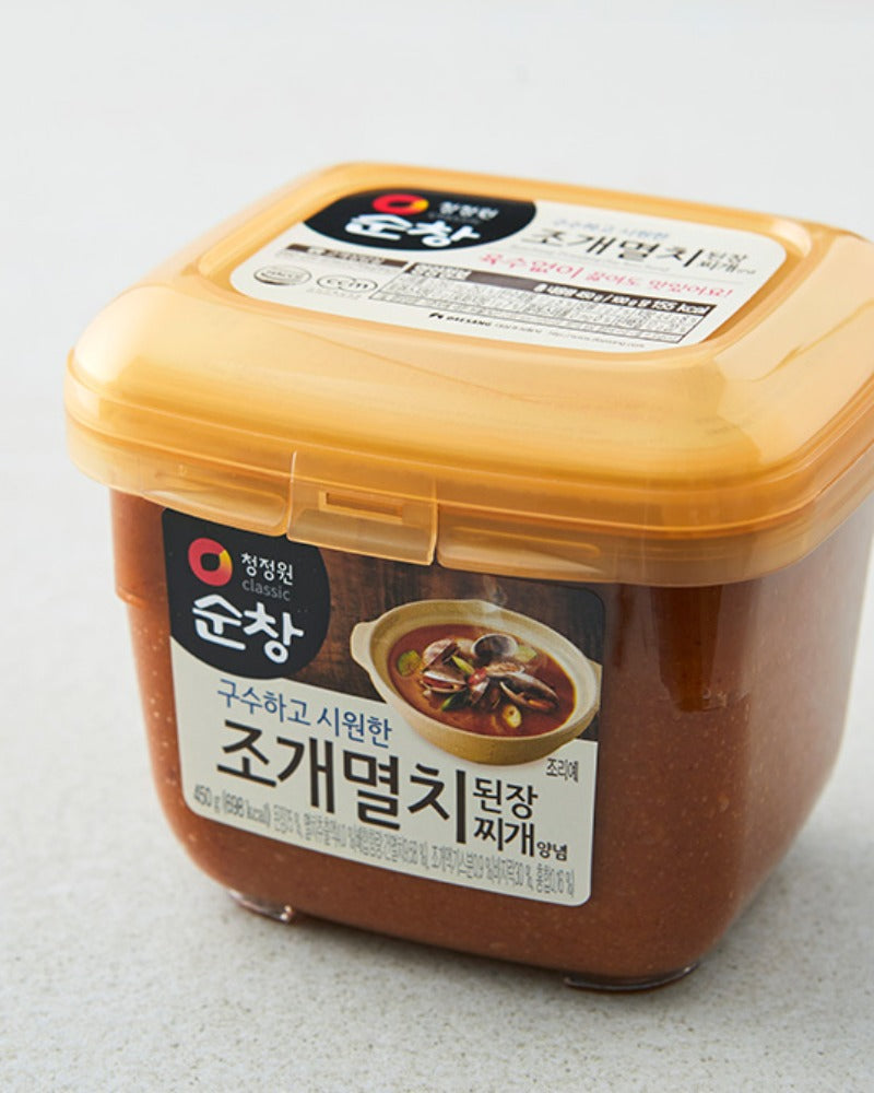 청정원 순창 조개멸치 된장찌개 양념 450g - DotAsia :: 유럽 최대 아시아 식품 온라인몰 | 한국 K-Food ·일본·중국 식품 전문