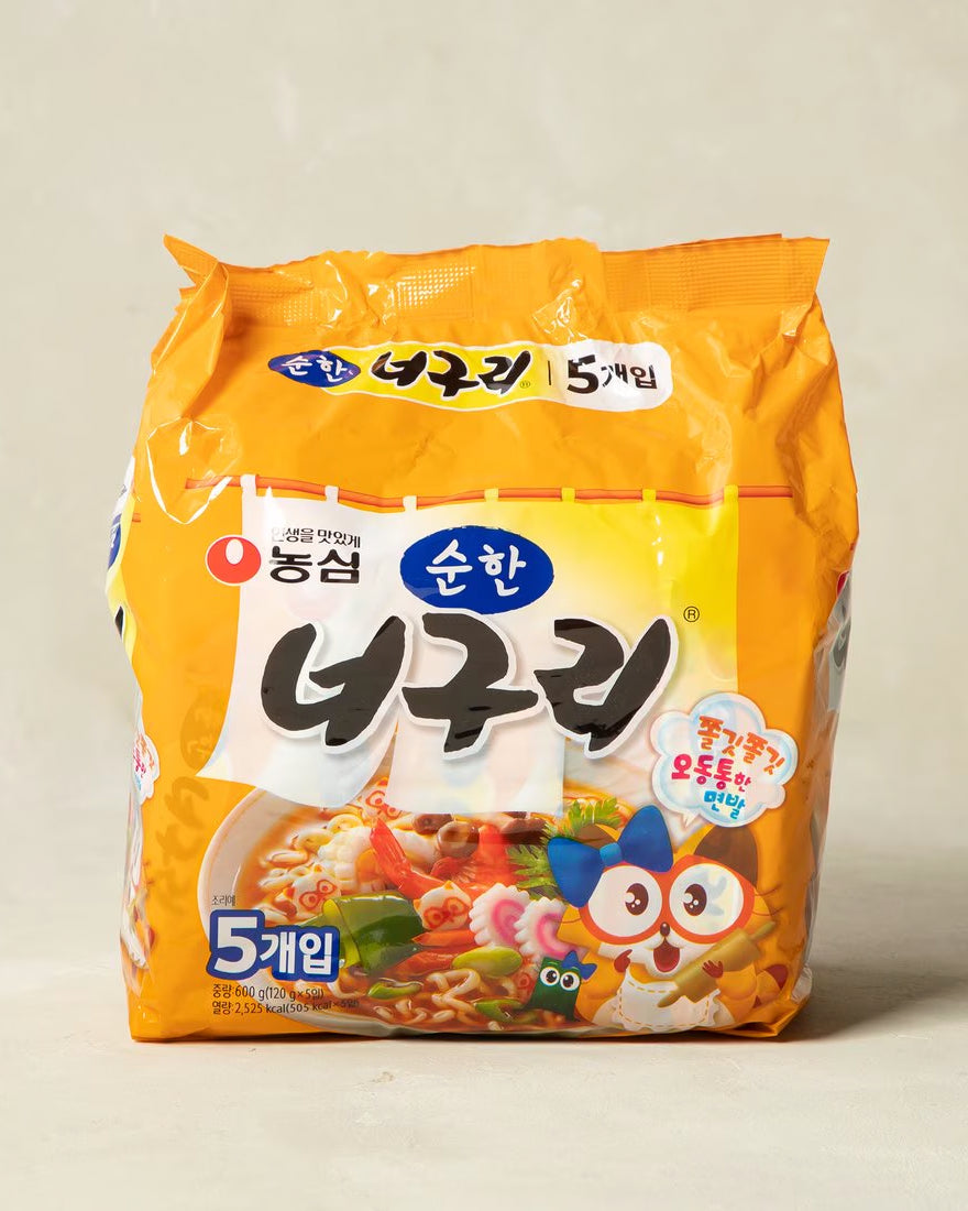 농심 너구리 순한맛 멀티팩 (5개입) - DotAsia :: 유럽 최대 아시아 식품 온라인몰 | 한국 K-Food ·일본·중국 식품 전문