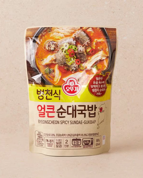 오뚜기 병천식 얼큰 순대국밥 500g - DotAsia :: 유럽 최대 아시아 식품 온라인몰 | 한국 K-Food ·일본·중국 식품 전문