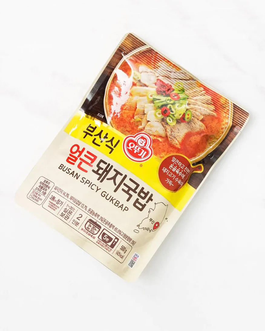 오뚜기 부산식 얼큰 돼지국밥 500g - DotAsia :: 유럽 최대 아시아 식품 온라인몰 | 한국 K-Food ·일본·중국 식품 전문