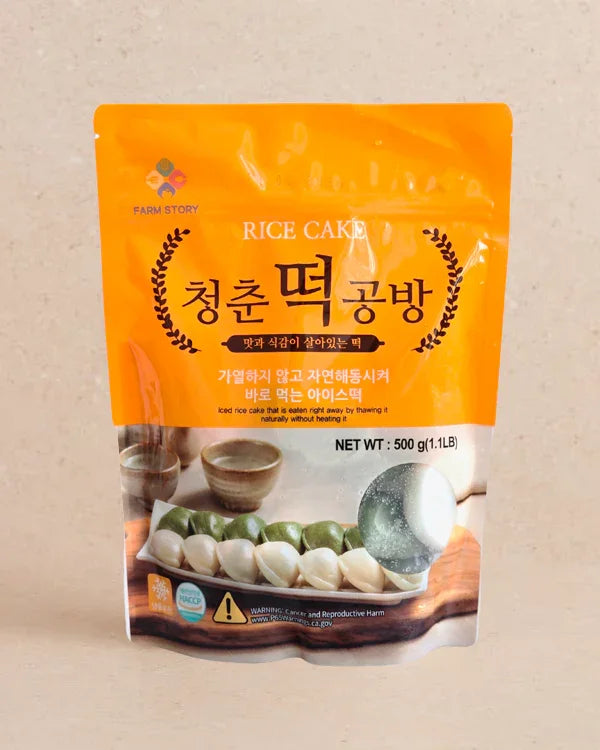 청춘떡공방 바람떡 500g - 냉동 - DotAsia