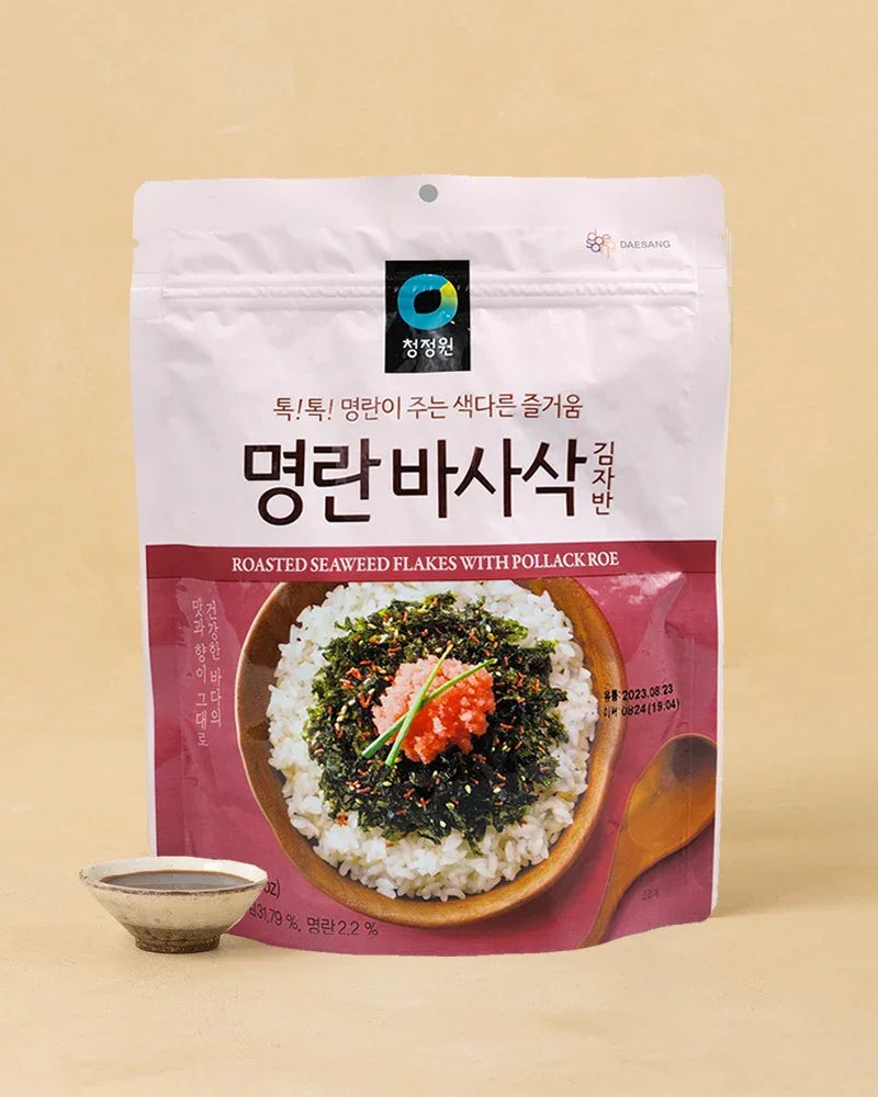 Chungjungone Mentaiko Crispy Seasoned Seaweed 50g - DotAsia