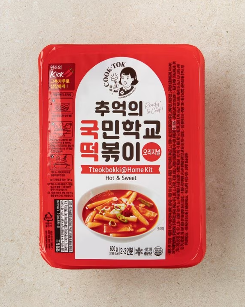추억의국민학교 떡볶이 오리지널 600g - 냉동 - DotAsia :: 유럽 최대 아시아 식품 온라인몰 | 한국 K-Food ·일본·중국 식품 전문