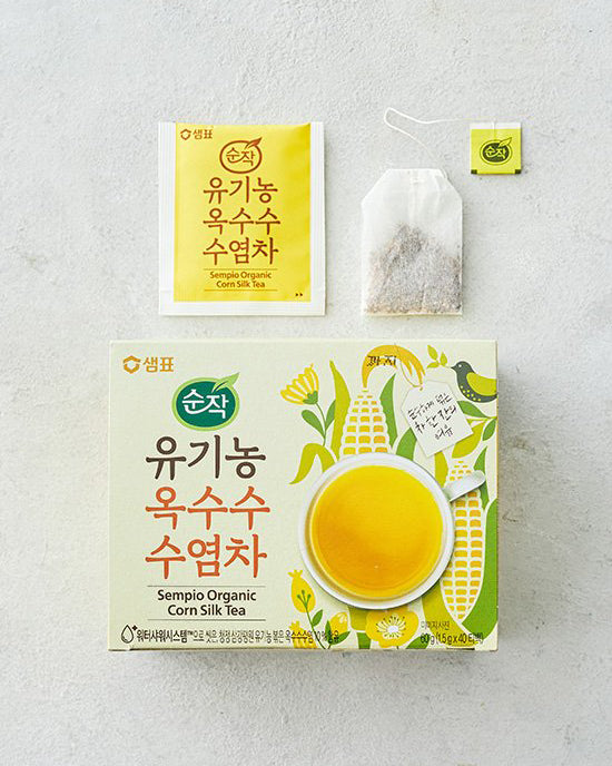 샘표 유기농 옥수수수염차 60g (40티백) - DotAsia :: 유럽 최대 아시아 식품 온라인몰 | 한국 K-Food ·일본·중국 식품 전문