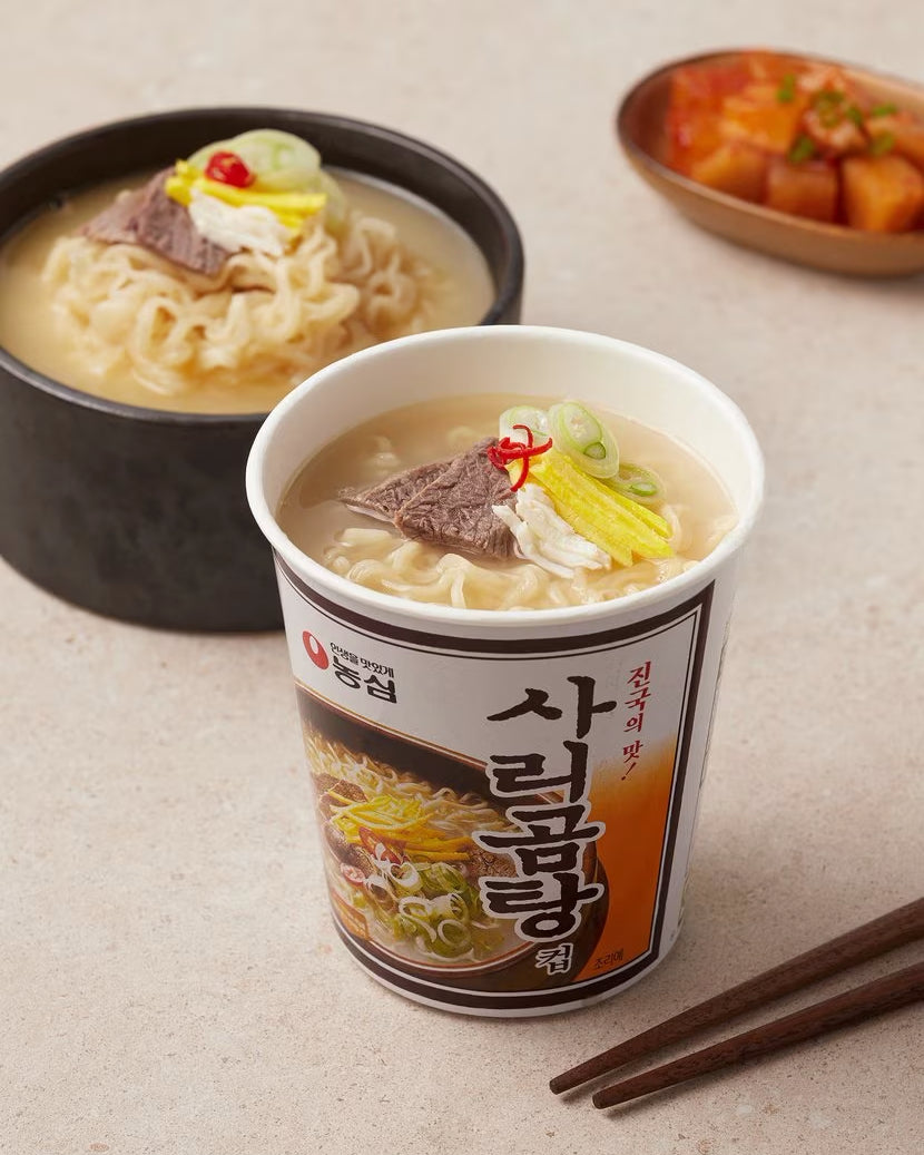 농심 사리곰탕면 미니컵 61g - DotAsia :: 유럽 최대 아시아 식품 온라인몰 | 한국 K-Food ·일본·중국 식품 전문