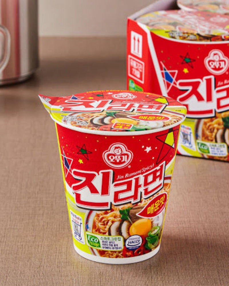 오뚜기 진라면 매운맛 미니컵 65g - DotAsia :: 유럽 최대 아시아 식품 온라인몰 | 한국 K-Food ·일본·중국 식품 전문