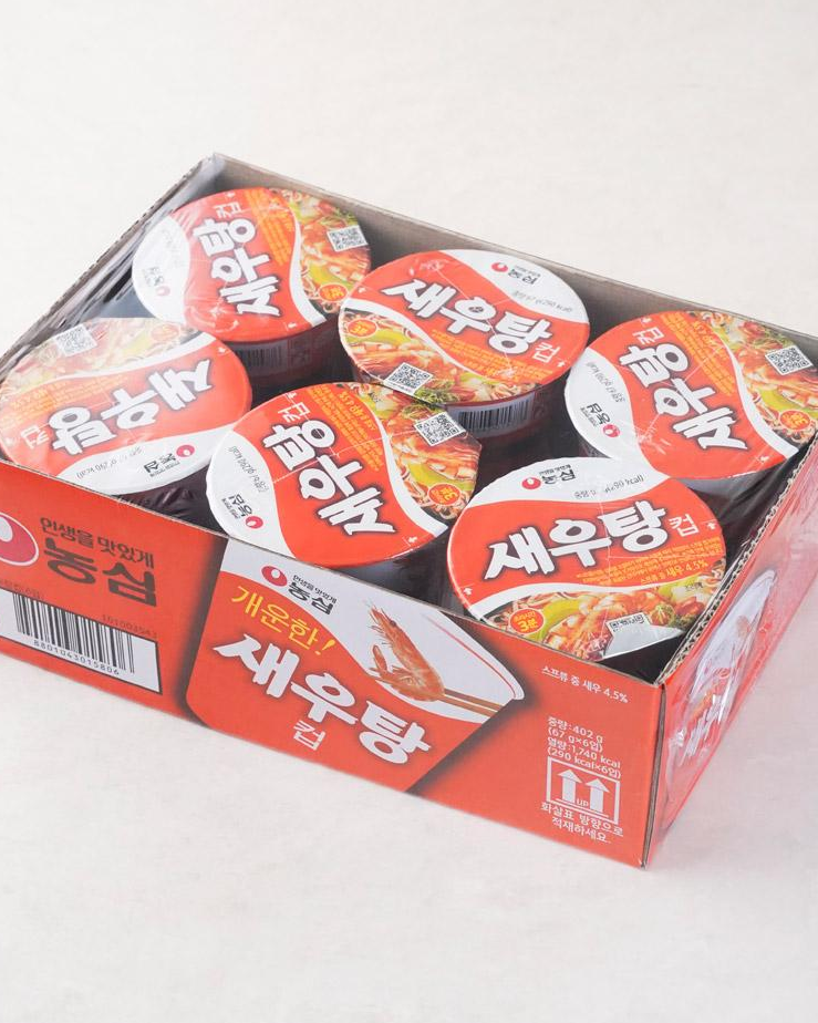 농심 새우탕 미니컵 67g*6개입 - DotAsia :: 유럽 최대 아시아 식품 온라인몰 | 한국 K-Food ·일본·중국 식품 전문