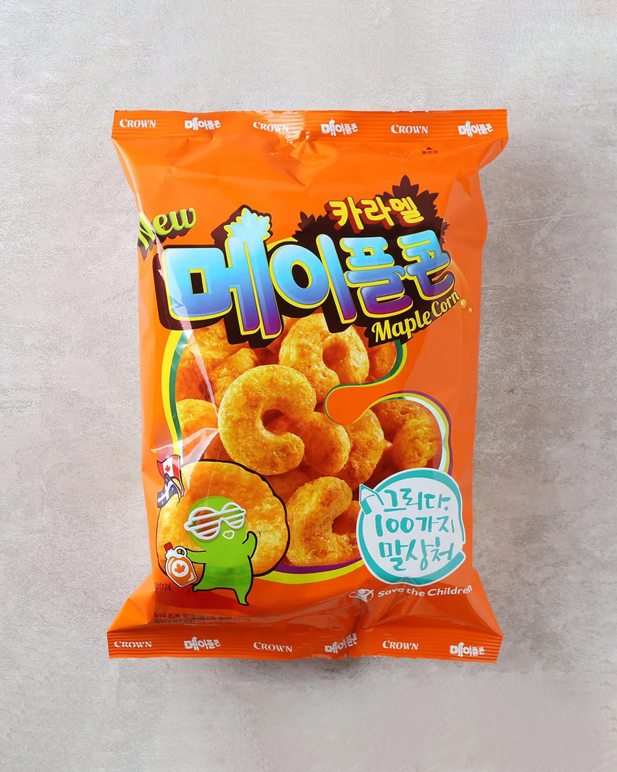 Crown Caramel Maple Corn 74g 2 - DotAsia