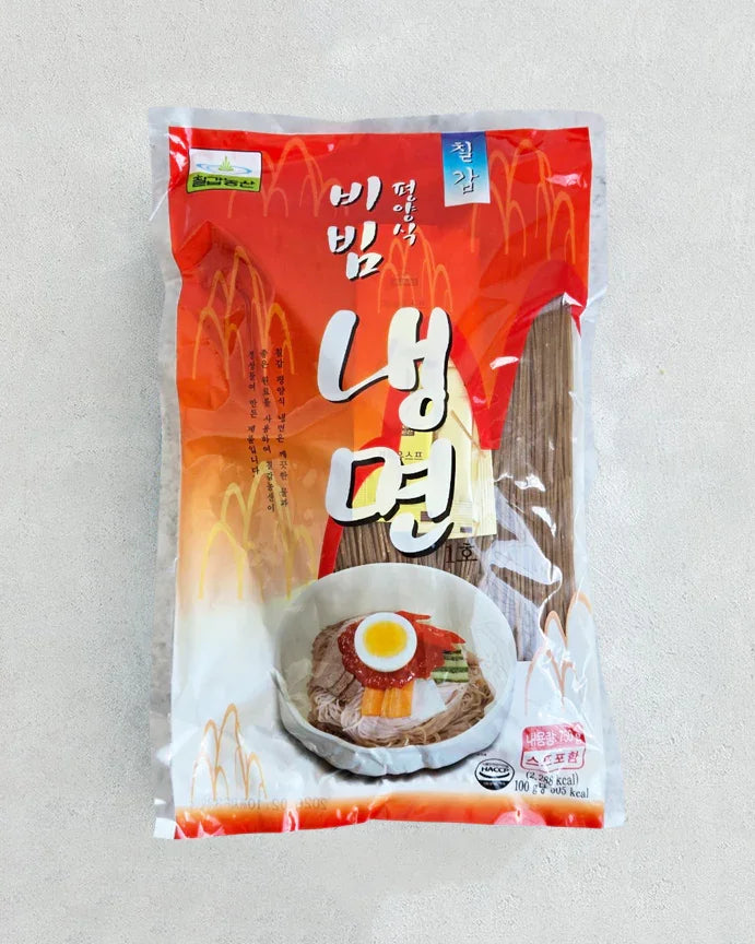 Chilgap Nongsan Pyongyang-style Bibim Naengmyeon with Soup 750g - DotAsia