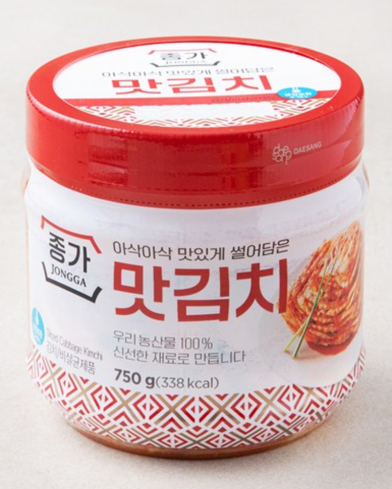 종가집 맛김치 750g pet - 냉장 - DotAsia :: 유럽 최대 아시아 식품 온라인몰 | 한국 K-Food ·일본·중국 식품 전문