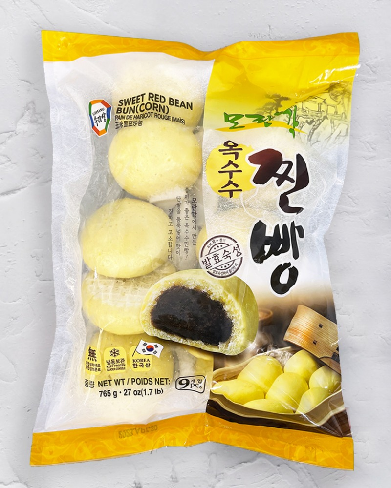 수라상 모란각 옥수수찐빵 765g - 냉동 - DotAsia :: 유럽 최대 아시아 식품 온라인몰 | 한국 K-Food ·일본·중국 식품 전문