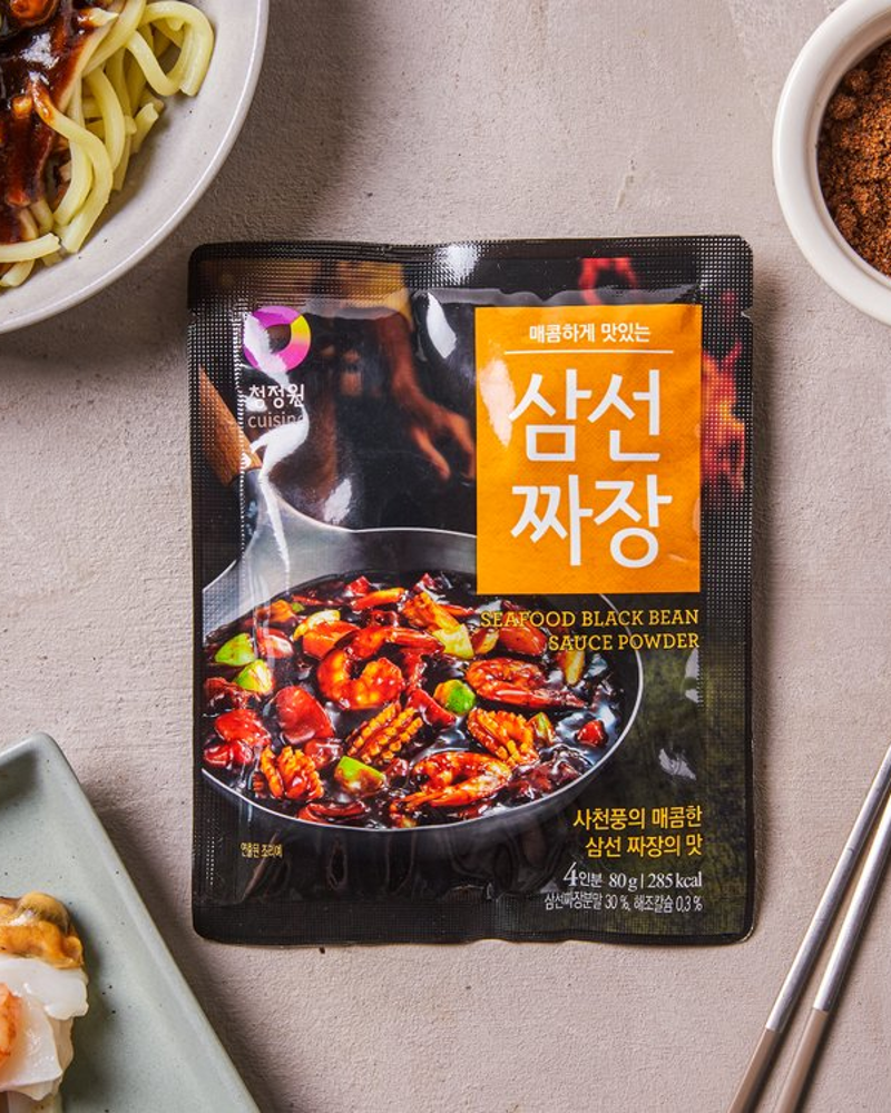 청정원 삼선짜장분말 80g - DotAsia :: 유럽 최대 아시아 식품 온라인몰 | 한국 K-Food ·일본·중국 식품 전문