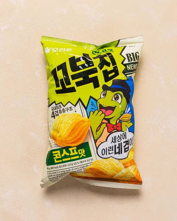 Orion Kkobuk Chip Corn Soup Flavor 80g 2 - DotAsia