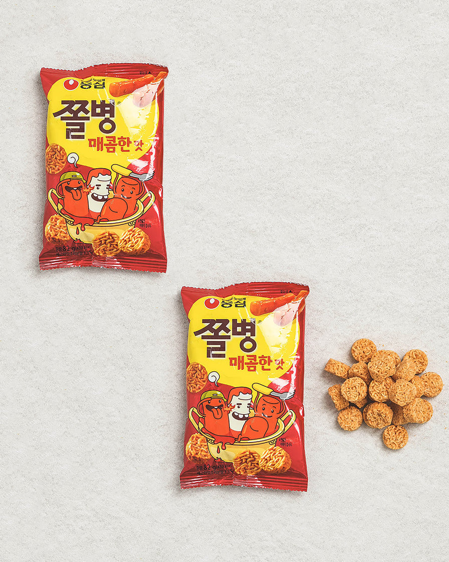 농심 쫄병스낵 매콤 82g*2개입 묶음 - DotAsia :: 유럽 최대 아시아 식품 온라인몰 | 한국 K-Food ·일본·중국 식품 전문