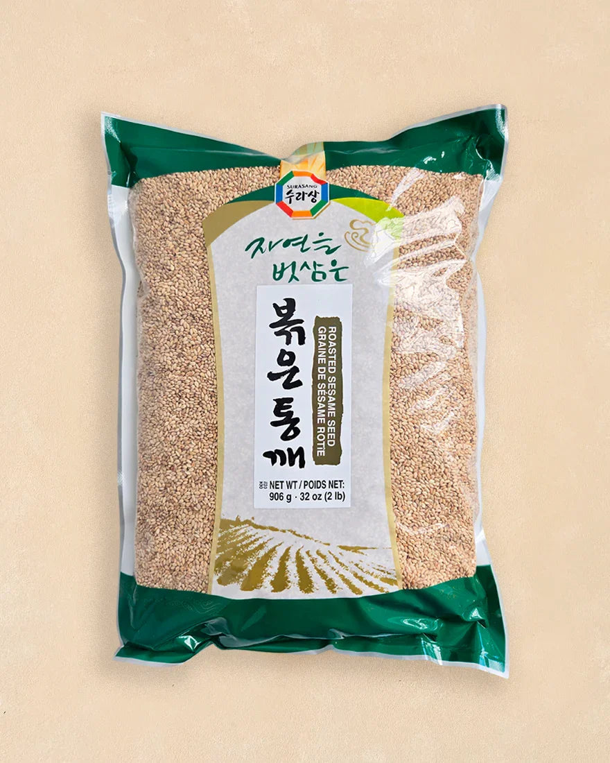 Surasang Roasted Whole Sesame Seeds 906g - DotAsia