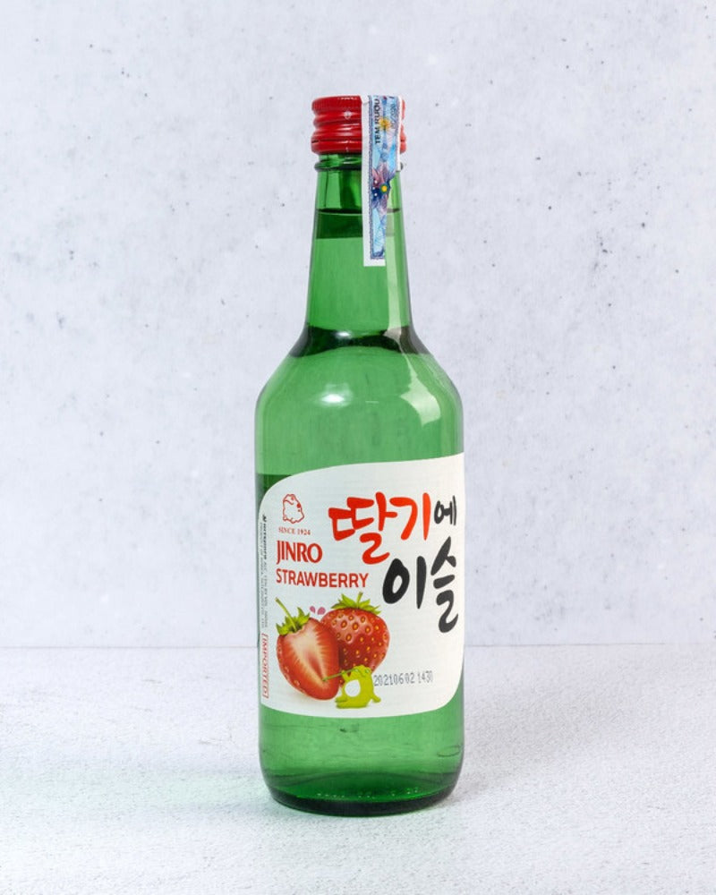 진로 딸기에 이슬 Alc.13% 360ml - DotAsia :: 유럽 최대 아시아 식품 온라인몰 | 한국 K-Food ·일본·중국 식품 전문