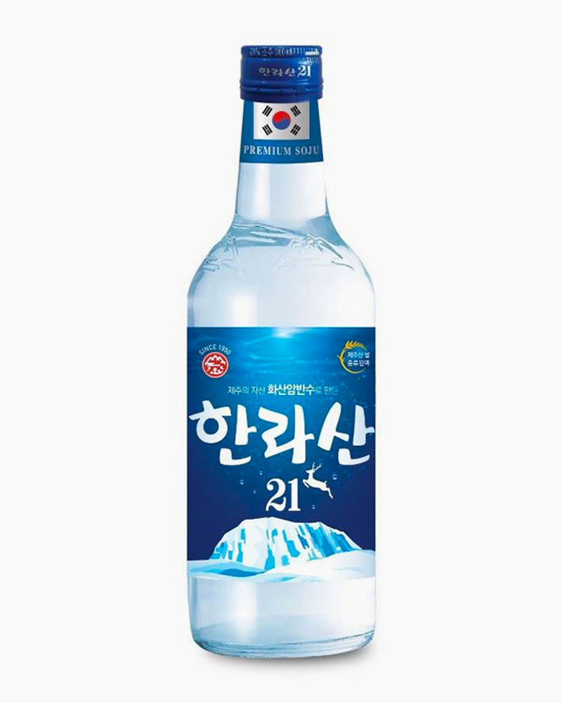 한라산 소주 Alc. 21% 360ml - DotAsia :: 유럽 최대 아시아 식품 온라인몰 | 한국 K-Food ·일본·중국 식품 전문