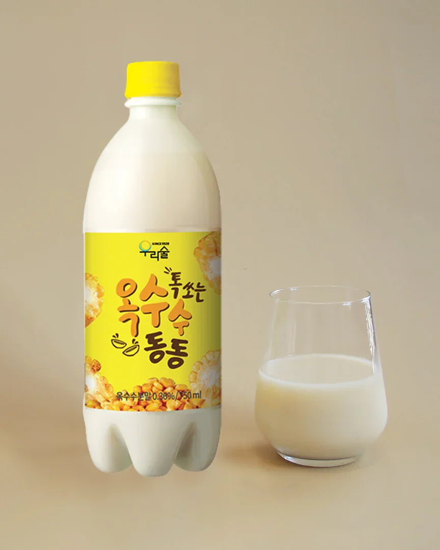 Woori-sul Sparkling Corn Makgeolli Alc. 6% 750ml - DotAsia