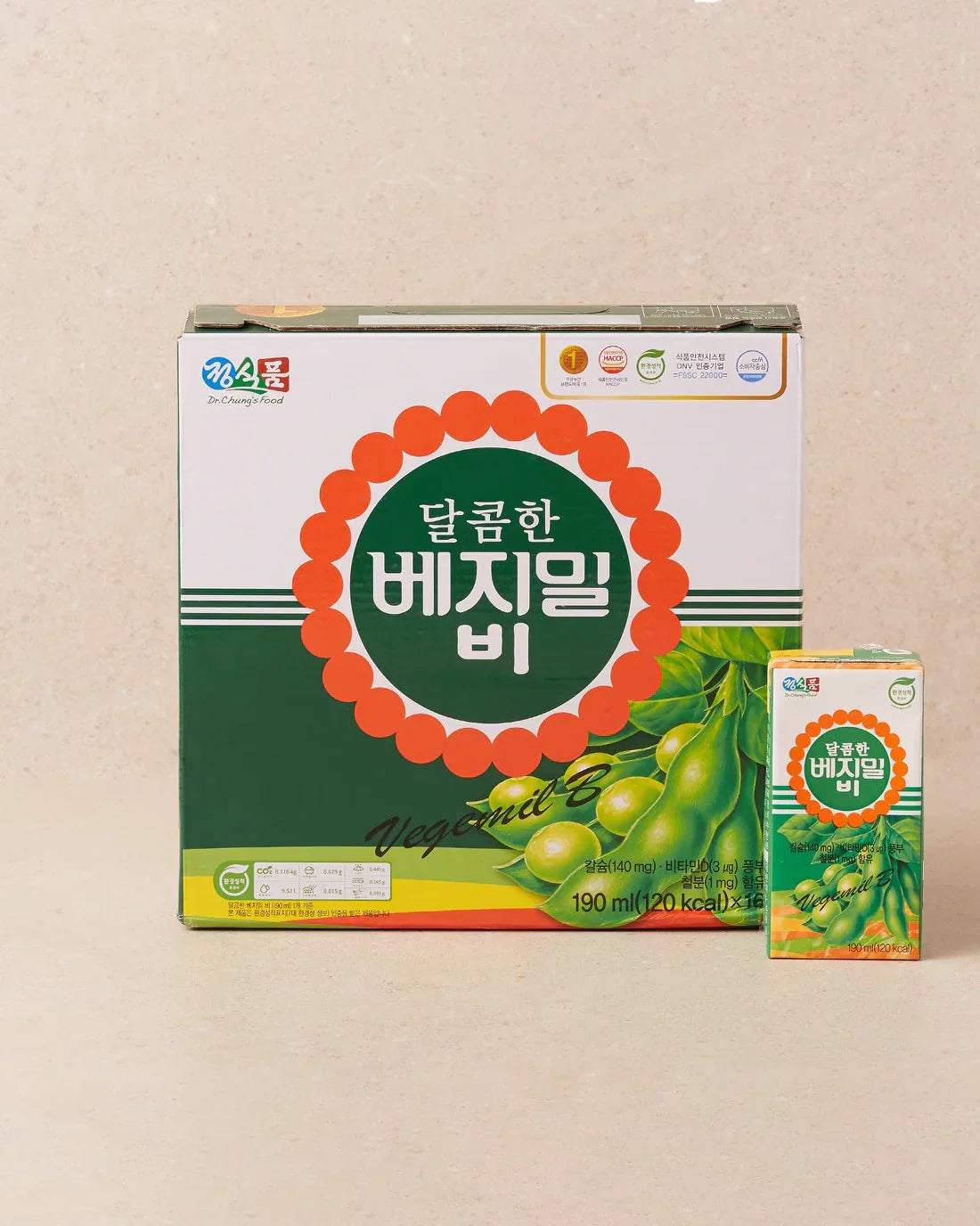 Chungjungone Sweet Vegemil B Box (190ml*16pcs) 1 - DotAsia