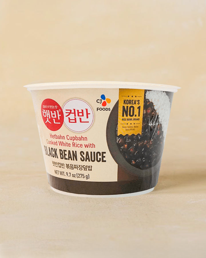 CJ 햇반 컵반 볶음짜장덮밥 275g @sale@ - DotAsia :: 유럽 최대 아시아 식품 온라인몰 | 한국 K-Food ·일본·중국 식품 전문