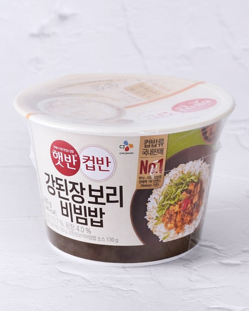 CJ 햇반 컵반 강된장비빔밥 280g - DotAsia :: 유럽 최대 아시아 식품 온라인몰 | 한국 K-Food ·일본·중국 식품 전문