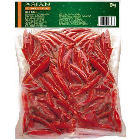 Asian Choice Authentic Thai Red Chili Peppers - Frozen 500g