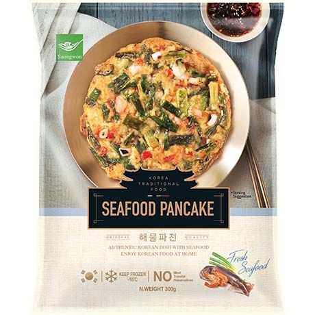 सॉन्गवॉन सीफूड स्कैलियन पैनकेक 300g (3 पीस) - फ्रोज़न