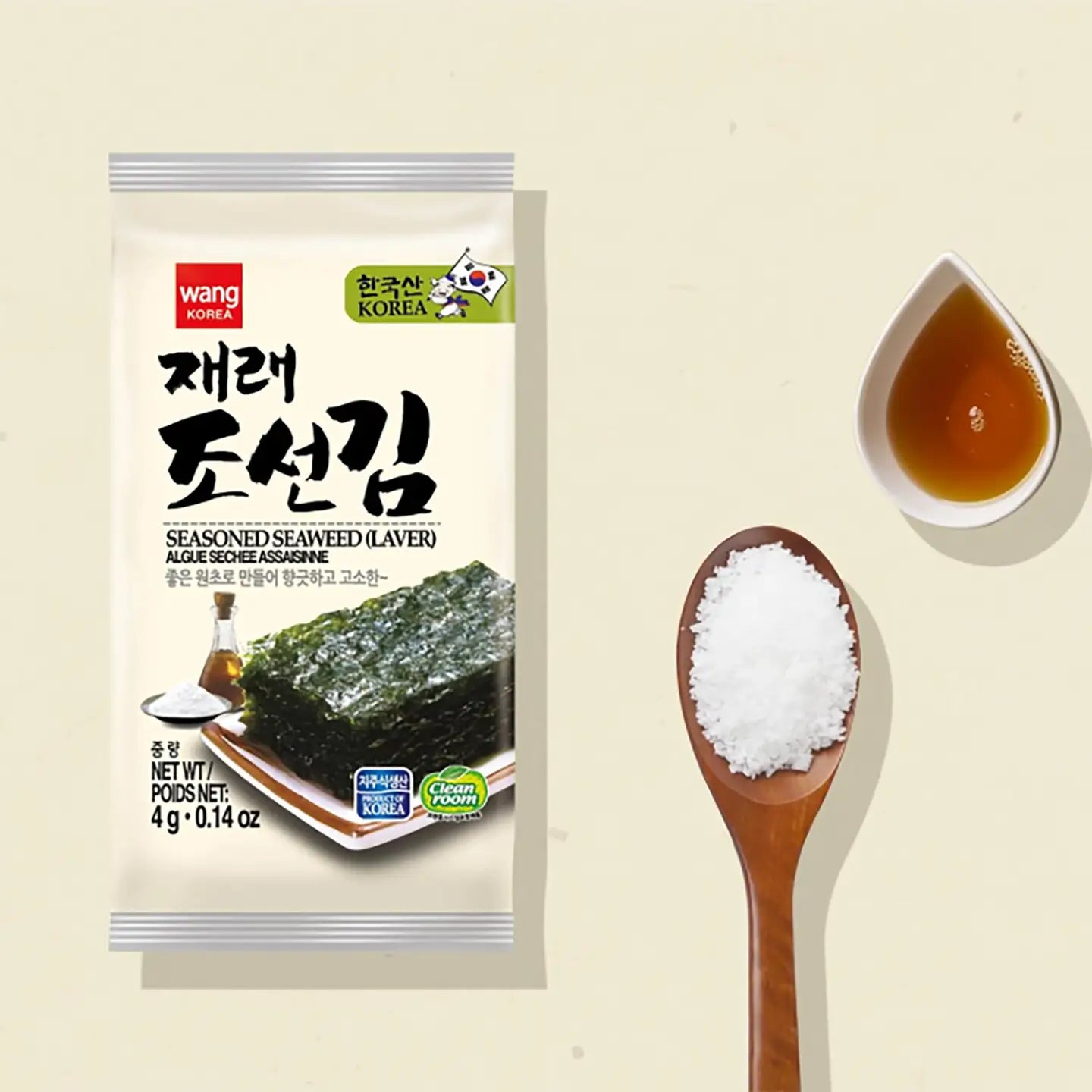 왕 재래 조선김 4g*3개입 - DotAsia :: 닷아시아 유럽 아시아 식품 온라인몰 | 스페인 한인마트