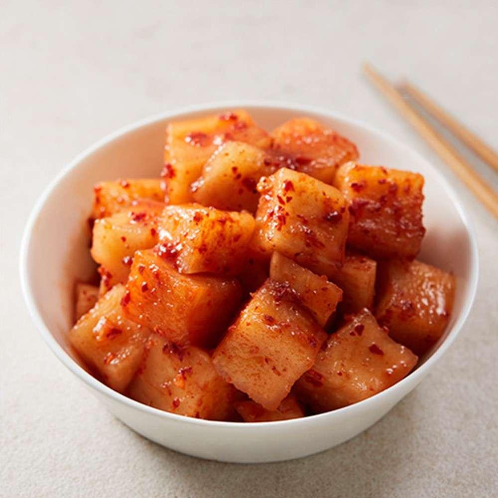 Jongga Cubed Radish Kimchi 500g - Refrigerated 3