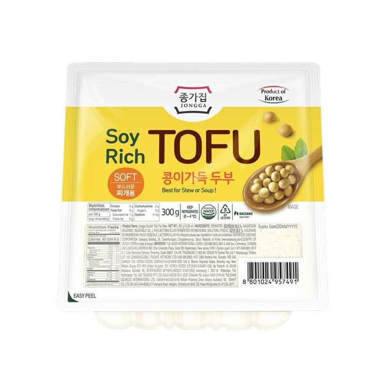 Jongga Tofu for Stew 300g - Refrigerated 4