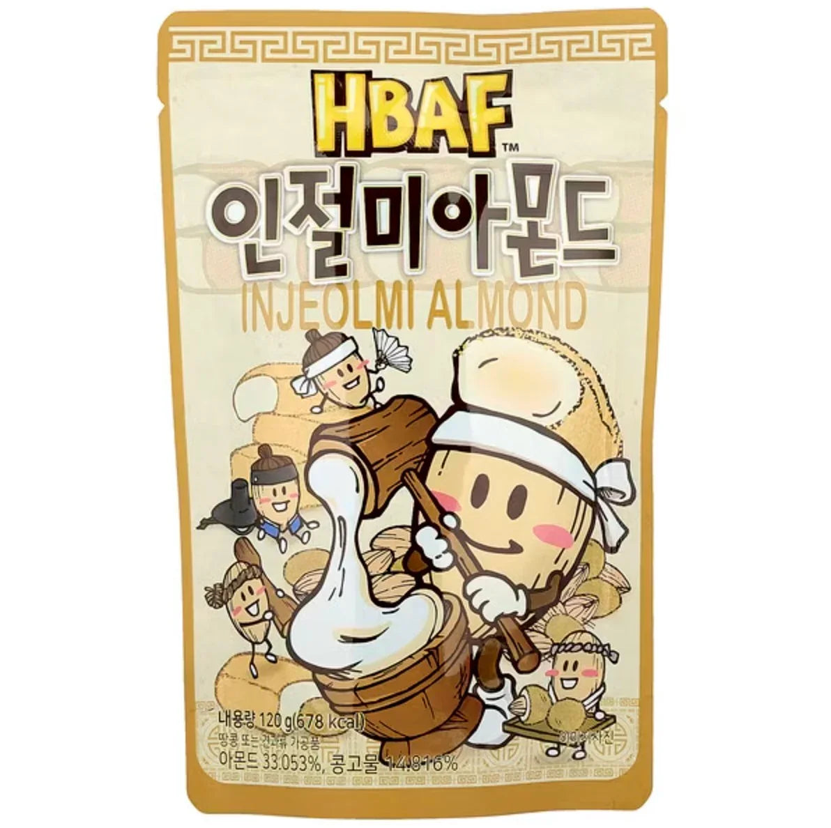 HBAF 인절미 아몬드 120g - DotAsia
