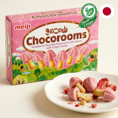 (0.99€) 메이지 키노코노야마 딸기 (딸기송이) 36g